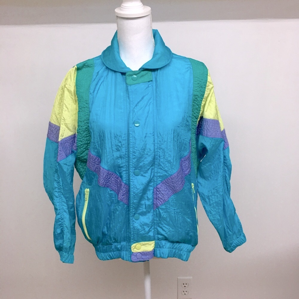 Clipper Bay Crinkly Windbreaker Size S